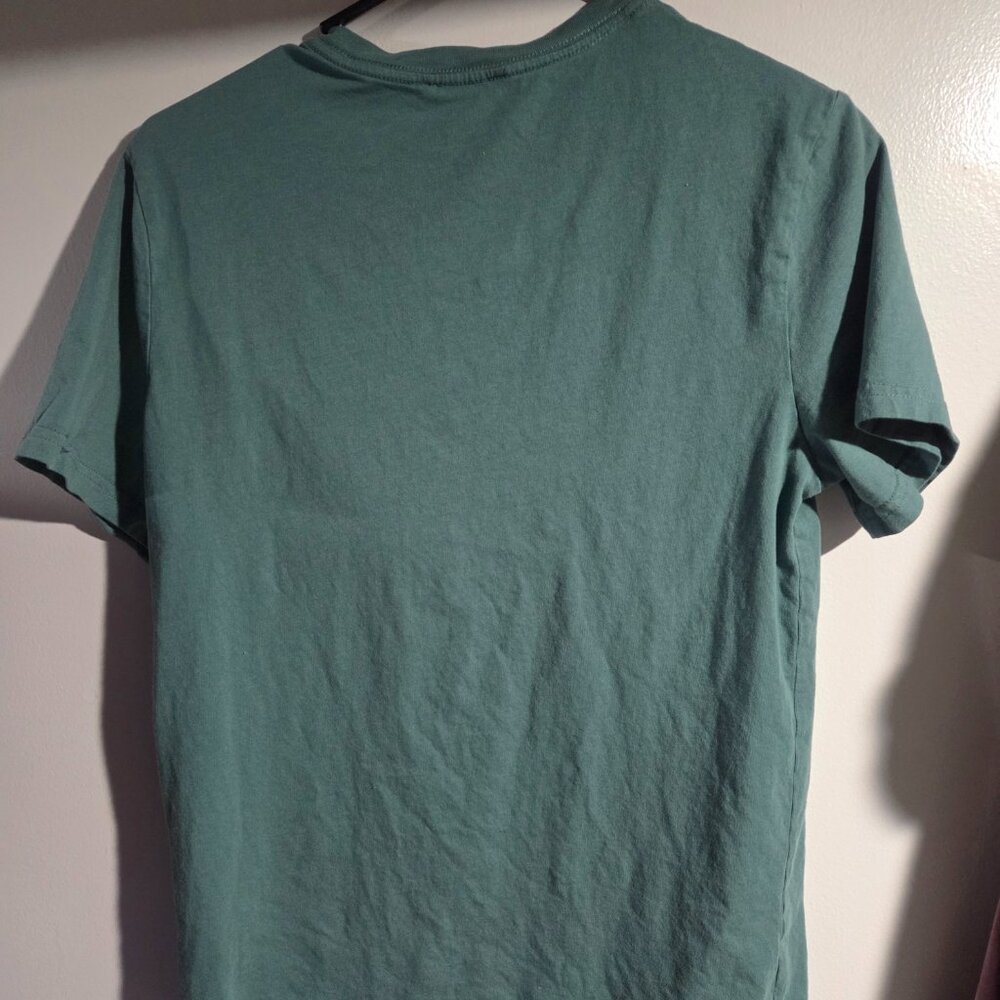 Express Green Mens Small Short Sleeve V Neck Tee - Picture 4 of 4